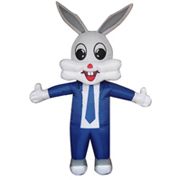 inflatable rabbit cartoon